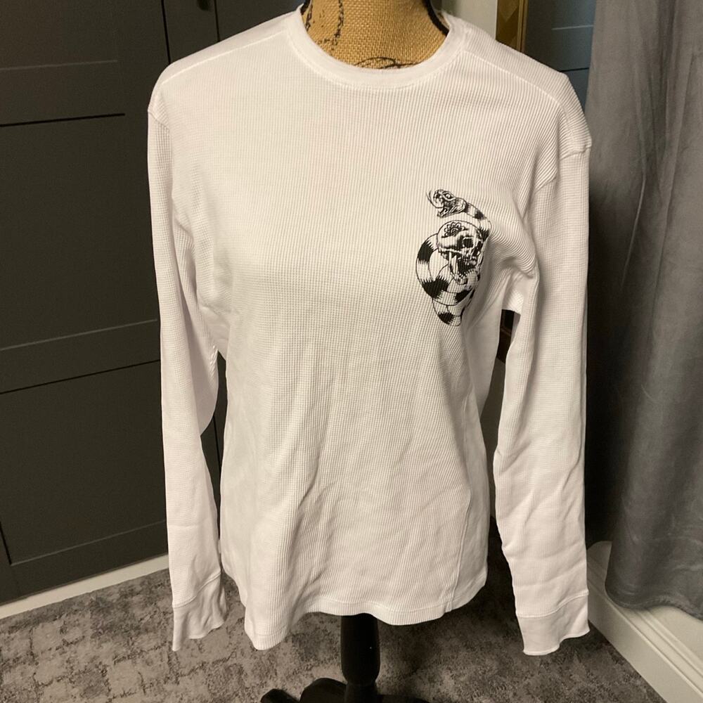 Liquid death, death charmer, thermal‎ shirt,  size medium men’s worn once